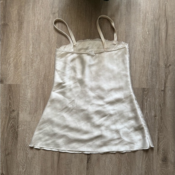 Vintage y2k Cream Sparkly Camisole - Picture 4 of 6